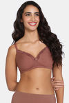 Zivame Beautiful Basics Padded Non Wired 3/4th Coverage T-Shirt Bra ( Pack of 2 ) - Multicolor — thumbnail 2